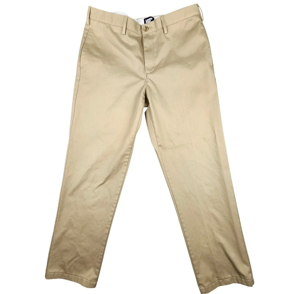Lands End Traditional Fit Comfort Waist‎ Khaki Chino Pants Mens Size 35x30.5